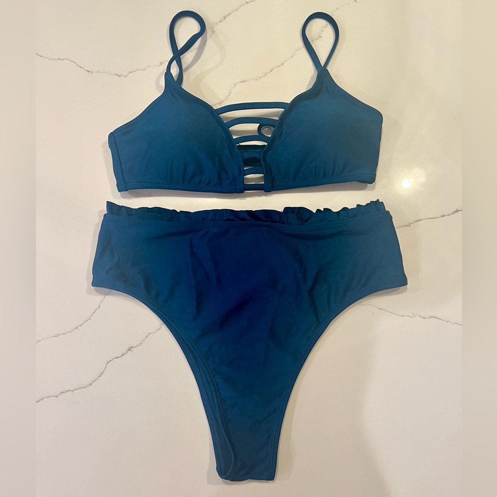 Express Turquoise Bikini Set